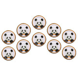 Maxbell 10Pcs Panda Paper Party Plates Cups Birthday Wedding Tableware 10Pcs Paper Plates
