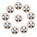 Maxbell 10Pcs Panda Paper Party Plates Cups Birthday Wedding Tableware 10Pcs Paper Plates