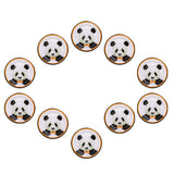 Maxbell 10Pcs Panda Paper Party Plates Cups Birthday Wedding Tableware 10Pcs Paper Plates