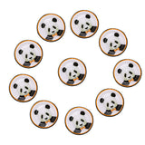 Maxbell 10Pcs Panda Paper Party Plates Cups Birthday Wedding Tableware 10Pcs Paper Plates