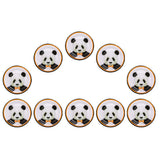 Maxbell 10Pcs Panda Paper Party Plates Cups Birthday Wedding Tableware 10Pcs Paper Plates
