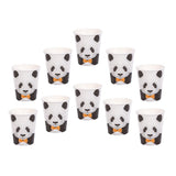 Max 10Pcs Panda Paper Party Plates Cups Birthday Wedding Tableware 10Pcs Paper Cups