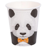 Max 10Pcs Panda Paper Party Plates Cups Birthday Wedding Tableware 10Pcs Paper Cups