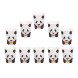 Max 10Pcs Panda Paper Party Plates Cups Birthday Wedding Tableware 10Pcs Paper Cups