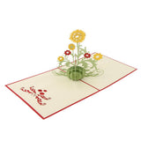 Max 3D Pop Up Greeting Cards Crafts Christmas Birthday Gift Cards Sunflower