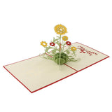 Max 3D Pop Up Greeting Cards Crafts Christmas Birthday Gift Cards Sunflower