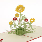Max 3D Pop Up Greeting Cards Crafts Christmas Birthday Gift Cards Sunflower