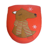 Christmas Bathroom Toilet Seat Cover Christmas Home Decoration Elk