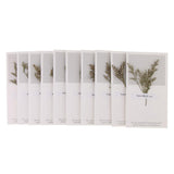 Maxbell 10pcs Dried Flowers Greeting Floral Thank You Cards Limonium