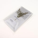 Maxbell 10pcs Dried Flowers Greeting Floral Thank You Cards Limonium