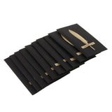 Max 10pcs Handmade Feather Greeting Thank You Cards Wedding Birthday Champagne