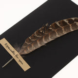 Maxbell Black handmade DIY feather card A
