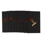Maxbell Black handmade DIY feather card B