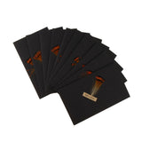 Maxbell Black handmade DIY feather card B