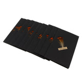 Maxbell Black handmade DIY feather card B