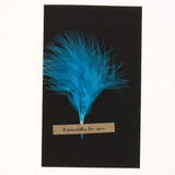 Maxbell Black handmade DIY feather card H