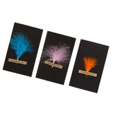 Maxbell Black handmade DIY feather card H