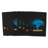 Maxbell Black handmade DIY feather card H