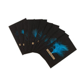 Maxbell Black handmade DIY feather card H