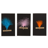 Maxbell Black handmade DIY feather card H
