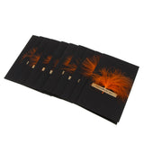 Maxbell Black handmade DIY feather card J