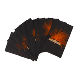 Maxbell Black handmade DIY feather card J