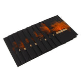 Maxbell Black handmade DIY feather card J