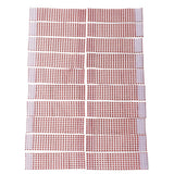 Maxbell 20pcs Plastic Diamond Napkin Rings Holders Wedding Party Table Decor Red