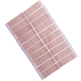 Maxbell 20pcs Plastic Diamond Napkin Rings Holders Wedding Party Table Decor Red