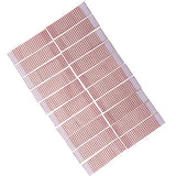 Maxbell 20pcs Plastic Diamond Napkin Rings Holders Wedding Party Table Decor Red