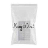 Maxbell 20pcs Plastic Diamond Napkin Rings Holders Wedding Party Table Decor Black