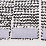 Maxbell 20pcs Plastic Diamond Napkin Rings Holders Wedding Party Table Decor Black