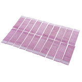 Maxbell 20pcs Plastic Diamond Napkin Rings Holders Wedding Party Table Decor Blue