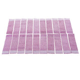 Maxbell 20pcs Plastic Diamond Napkin Rings Holders Wedding Party Table Decor Blue