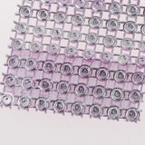 Maxbell 20pcs Plastic Diamond Napkin Rings Holders Wedding Party Table Decor Blue