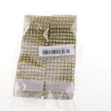 Maxbell 20pcs Plastic Diamond Napkin Rings Holders Wedding Party Table Decor Gold