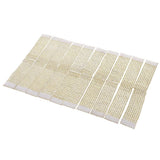 Maxbell 20pcs Plastic Diamond Napkin Rings Holders Wedding Party Table Decor Gold