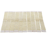 Maxbell 20pcs Plastic Diamond Napkin Rings Holders Wedding Party Table Decor Gold