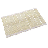 Maxbell 20pcs Plastic Diamond Napkin Rings Holders Wedding Party Table Decor Gold