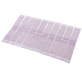 Maxbell 20pcs Plastic Diamond Napkin Rings Holders Wedding Party Table Decor Purple