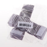 Maxbell 20pcs Plastic Diamond Napkin Rings Holders Wedding Party Table Decor Purple