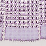 Maxbell 20pcs Plastic Diamond Napkin Rings Holders Wedding Party Table Decor Purple