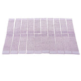 Maxbell 20pcs Plastic Diamond Napkin Rings Holders Wedding Party Table Decor Purple