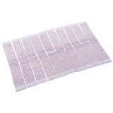 Maxbell 20pcs Plastic Diamond Napkin Rings Holders Wedding Party Table Decor Purple