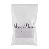 Maxbell 20pcs Plastic Diamond Napkin Rings Holders Wedding Party Table Decor Purple