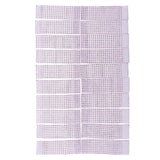 Maxbell 20pcs Plastic Diamond Napkin Rings Holders Wedding Party Table Decor Purple