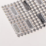 Maxbell 20pcs Rhinestone Napkin Rings Adornment For Wedding Party Gold
