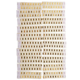 Maxbell 20pcs Rhinestone Napkin Rings Adornment For Wedding Party Gold