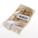Maxbell 20pcs Rhinestone Napkin Rings Adornment For Wedding Party Gold