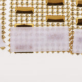 Maxbell 20pcs Rhinestone Napkin Rings Adornment For Wedding Party Gold